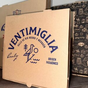 CAJAS PIZZA, HAMBURGUESA CON LOGO